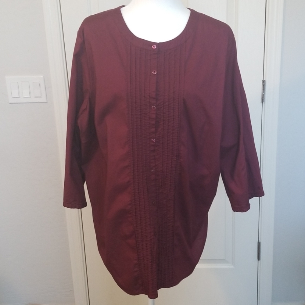 Maroon Avenue Blouse Size 22/24 👚